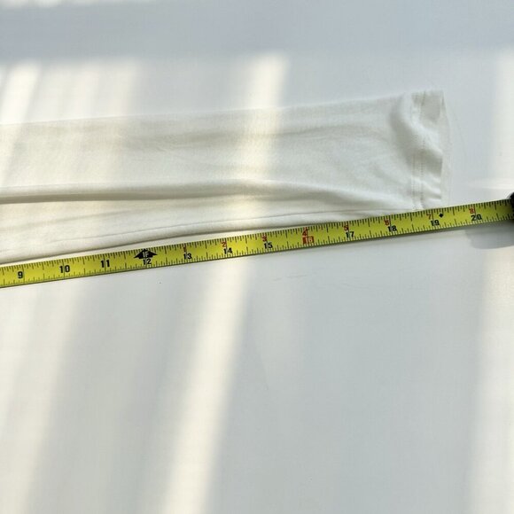 Banana Republic Threadsoft Ivory Long Sleeves Wrap Top Size XS - Picture 3 of 11